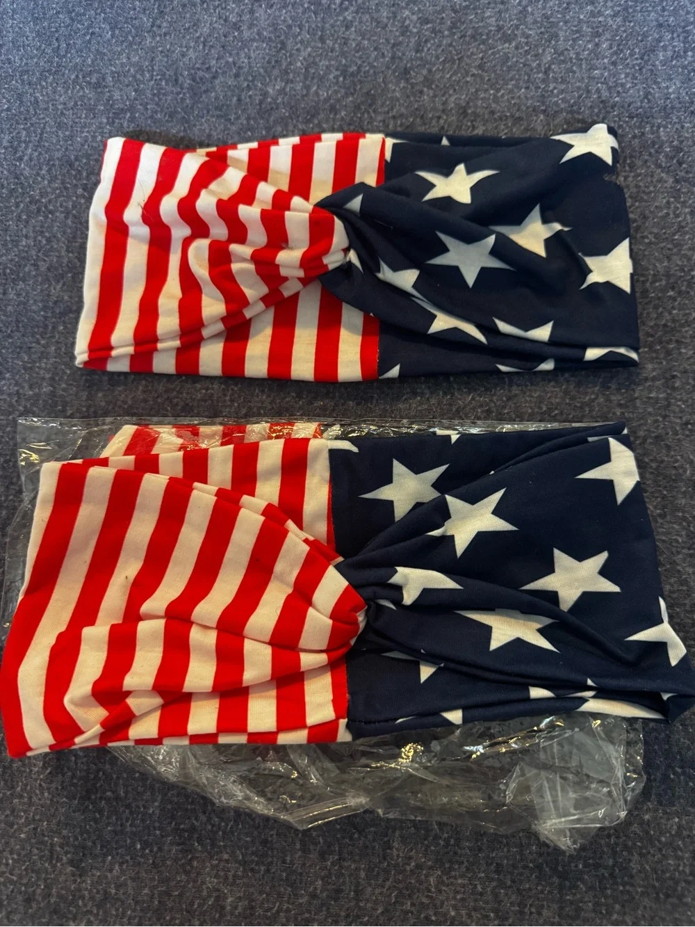 American Flag Twist Headband - Red, White & Blue